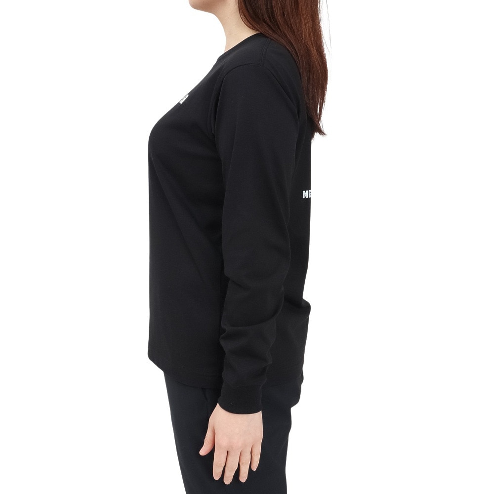ザ・ノース・フェイス（THE NORTH FACE）（レディース）長袖Tシャツ スクエアロゴ NTW32442 K2