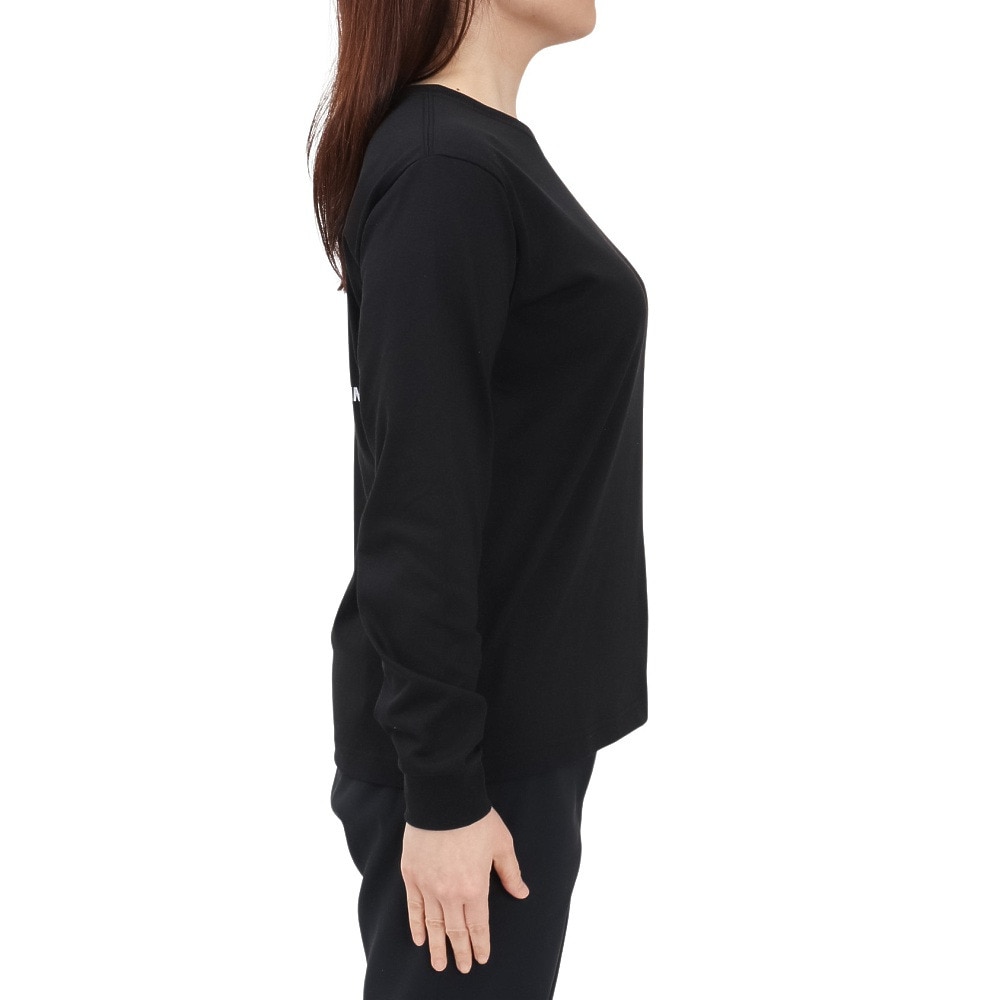 ザ・ノース・フェイス（THE NORTH FACE）（レディース）長袖Tシャツ スクエアロゴ NTW32442 K2