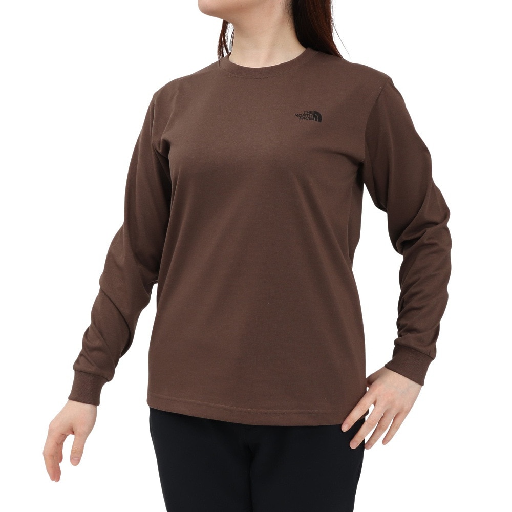 ザ・ノース・フェイス（THE NORTH FACE）（レディース）長袖Tシャツ バックスクエアロゴ NTW32442 SK