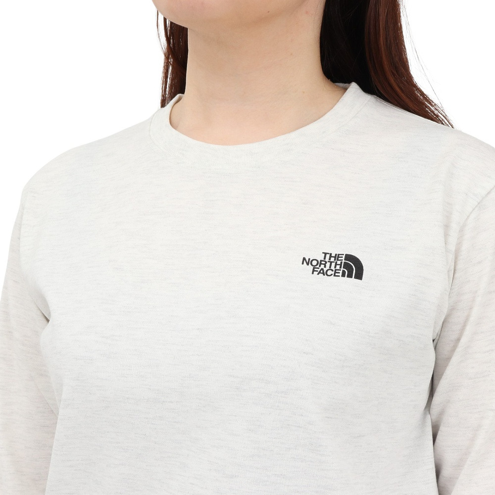 ザ・ノース・フェイス（THE NORTH FACE）（レディース）長袖Tシャツ スクエアロゴ NTW32442 WX