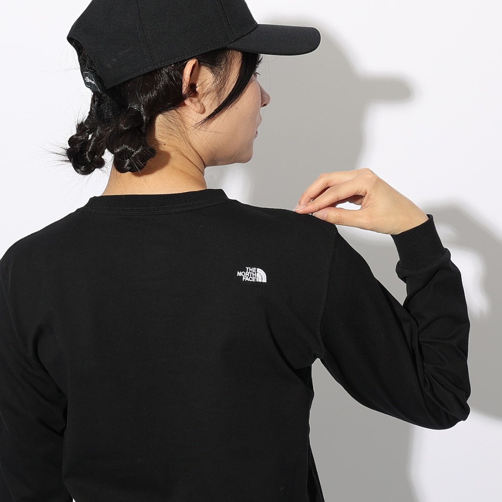 ザ・ノース・フェイス（THE NORTH FACE）（レディース）長袖Tシャツ ロンT ロングスリーブ フラッシュドライヌプシコットン Tシャツ NTW32535 K