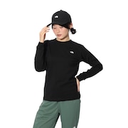(レディース)長袖Tシャツ ロンT ロングスリーブ フラッシュドライヌプシコットン Tシャツ NTW32535