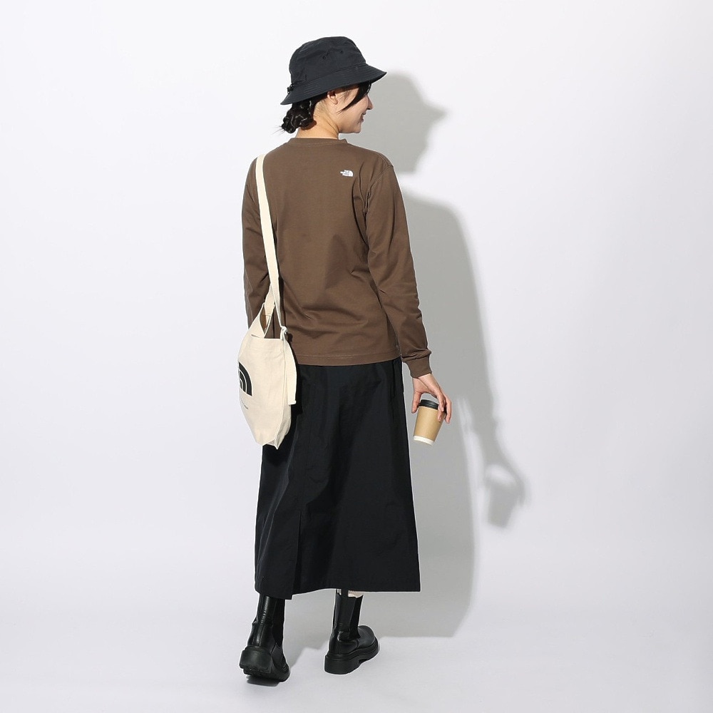 ザ・ノース・フェイス（THE NORTH FACE）（レディース）長袖Tシャツ ロンT ロングスリーブ フラッシュドライヌプシコットン Tシャツ NTW32535 SK
