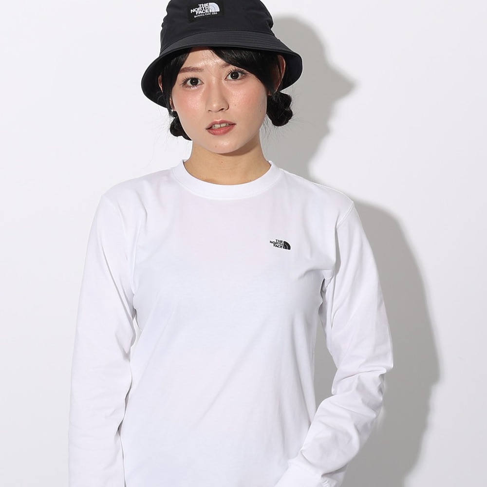 ザ・ノース・フェイス（THE NORTH FACE）（レディース）長袖Tシャツ ロンT ロングスリーブ フラッシュドライヌプシコットン Tシャツ NTW32535 W