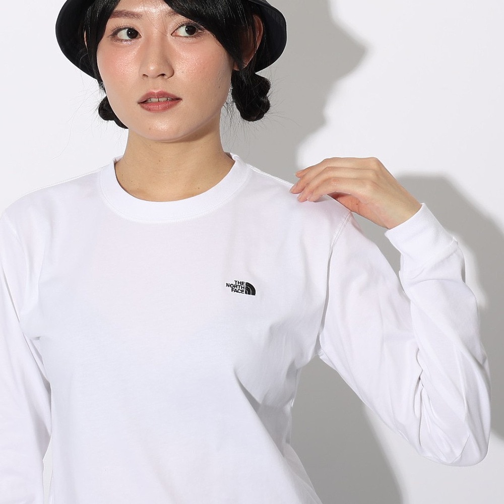 ザ・ノース・フェイス（THE NORTH FACE）（レディース）長袖Tシャツ ロンT ロングスリーブ フラッシュドライヌプシコットン Tシャツ NTW32535 W