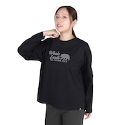 (レディース)長袖 BEAR Tシャツ WE2TDZ53 BLK ブラック