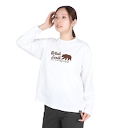 (レディース)長袖 BEAR Tシャツ WE2TDZ53 WHT ホワイト