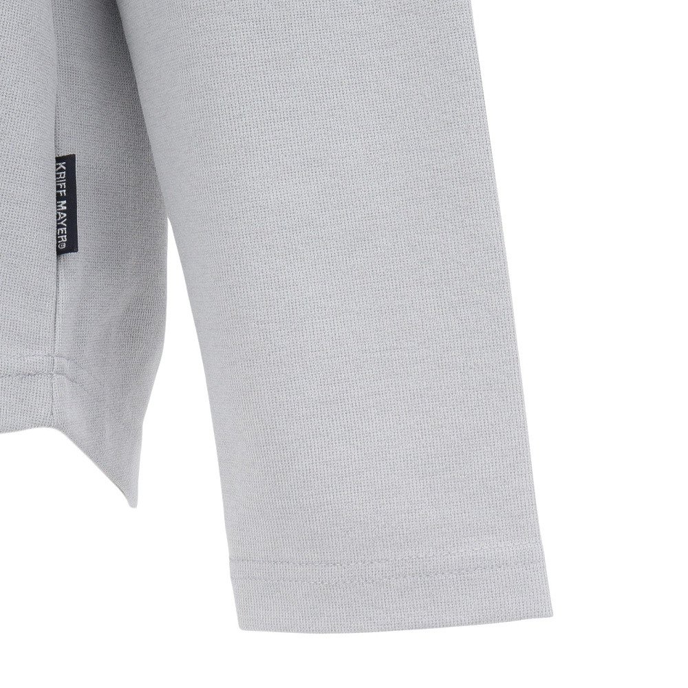 クリフメイヤー（KRIFF MAYER）（レディース）プリント長袖Tシャツ W2527849X:12:L/GRAY