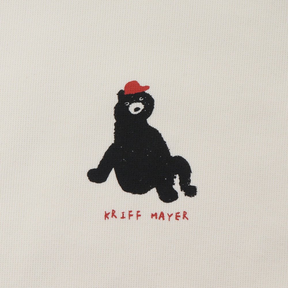 クリフメイヤー（KRIFF MAYER）（レディース）プリント長袖Tシャツ W2527849X:9:NATURAL