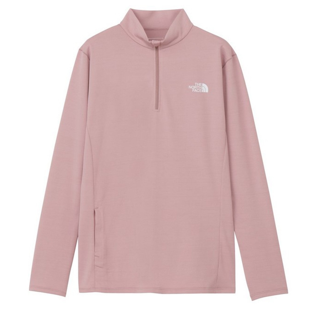 ザ・ノース・フェイス（THE NORTH FACE）（レディース）長袖Tシャツ ロンT ロングスリーブ フラッシュドライ スリーディージップアップ NTW62505 DM