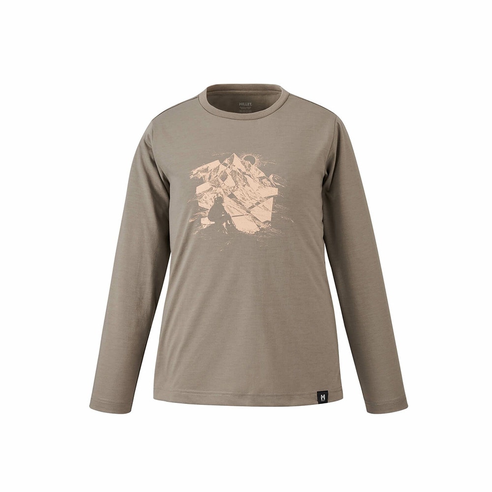 ミレー（Millet）（レディース）長袖Tシャツ ロンT ロングトレイル ロングスリーブTシャツ MIV02144-N9904