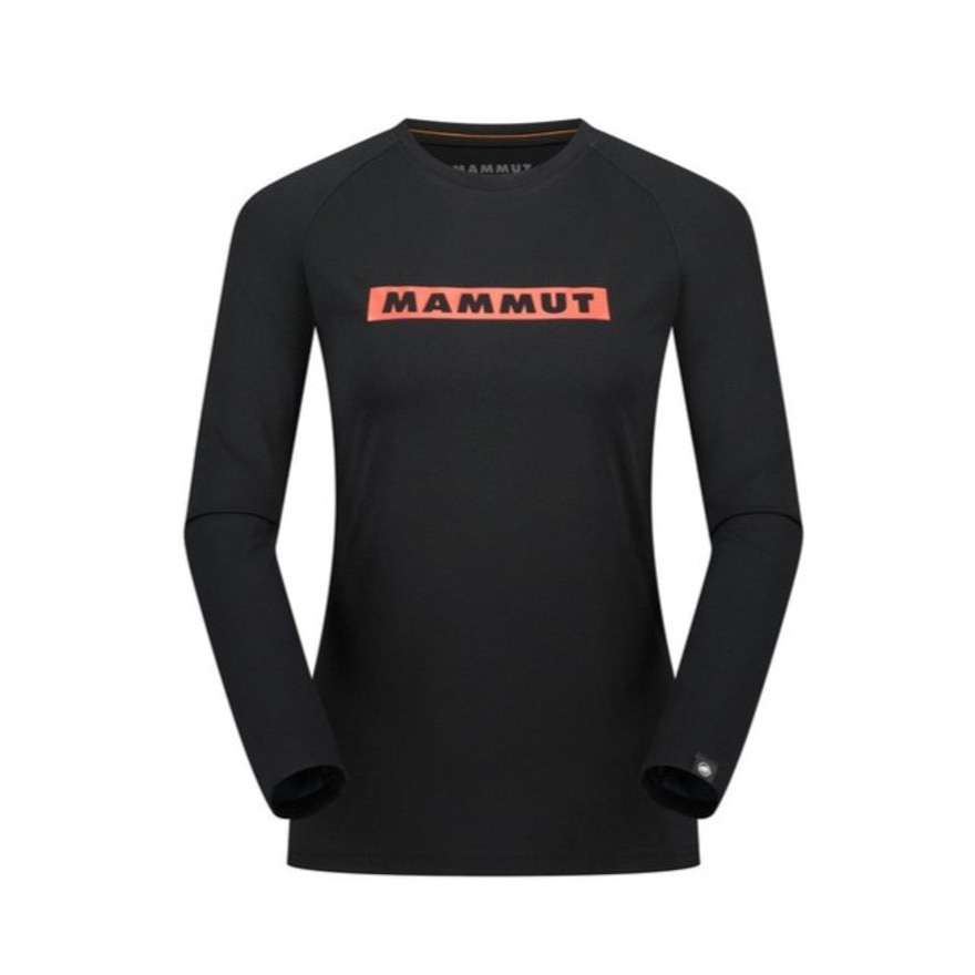 マムート（MAMMUT）（レディース）長袖Tシャツ ロンT QD ロゴ プリント アジアンフィット 1016-01040-00778