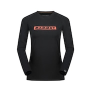 (レディース)長袖Tシャツ ロンT QD ロゴ プリント アジアンフィット 1016-01040-00778
