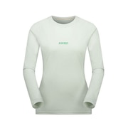 (レディース)長袖Tシャツ ロンT QD ロゴ プリント アジアンフィット 1016-01040-1322