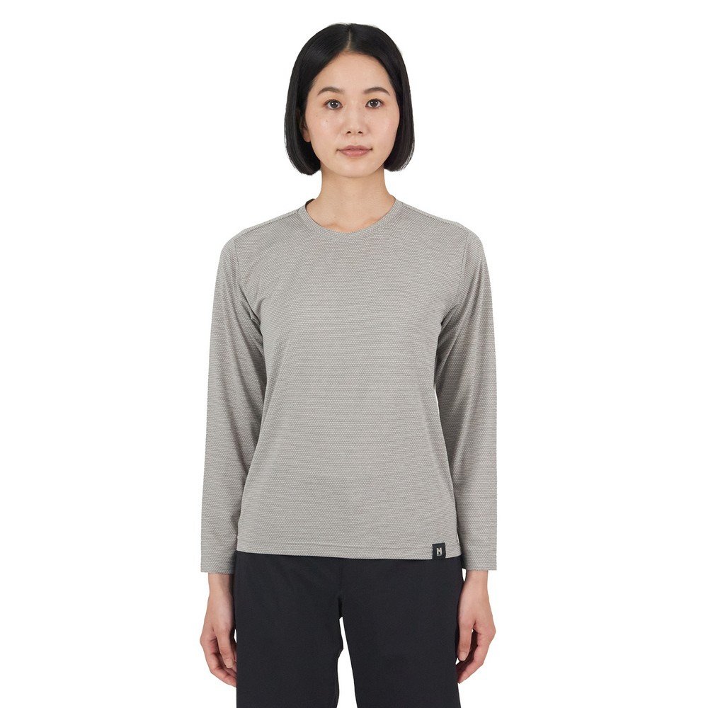 ミレー（Millet）（レディース）長袖Tシャツ ロンT ヘザーメッシュ クルー MIV02205-N2987