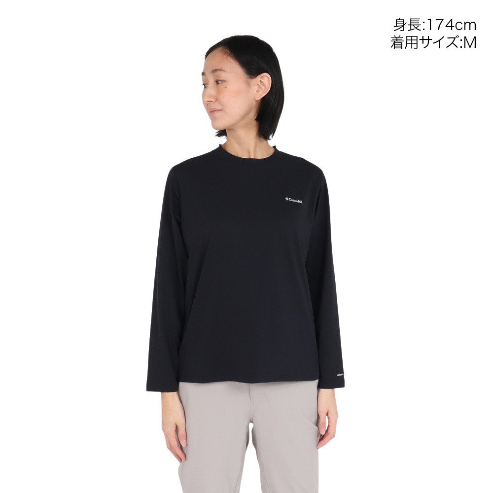 コロンビア（Columbia）（レディース）長袖 ロンT ライトキャニオン ロングスリーブ Tシャツ PL4689 010