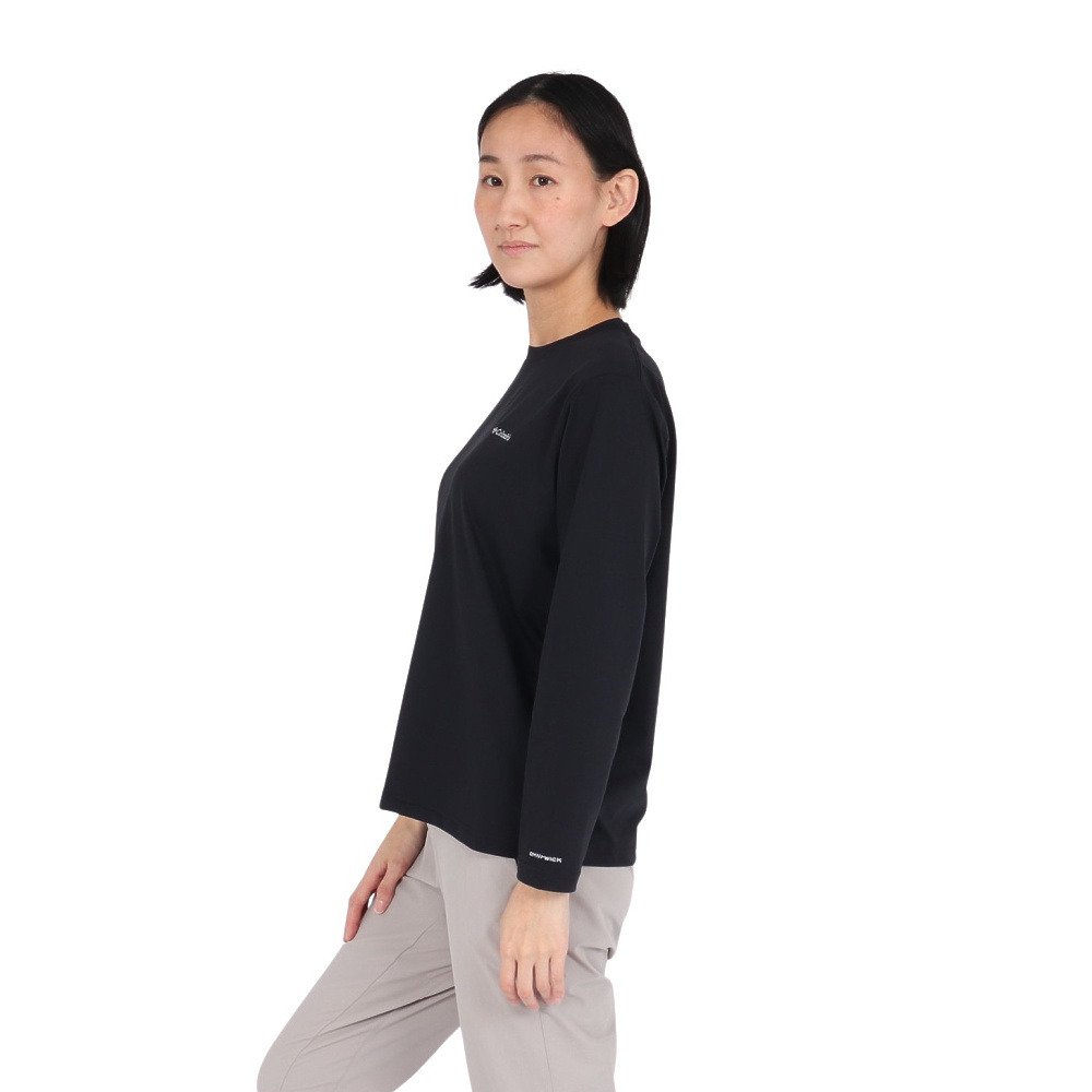 コロンビア（Columbia）（レディース）長袖 ロンT ライトキャニオン ロングスリーブ Tシャツ PL4689 010