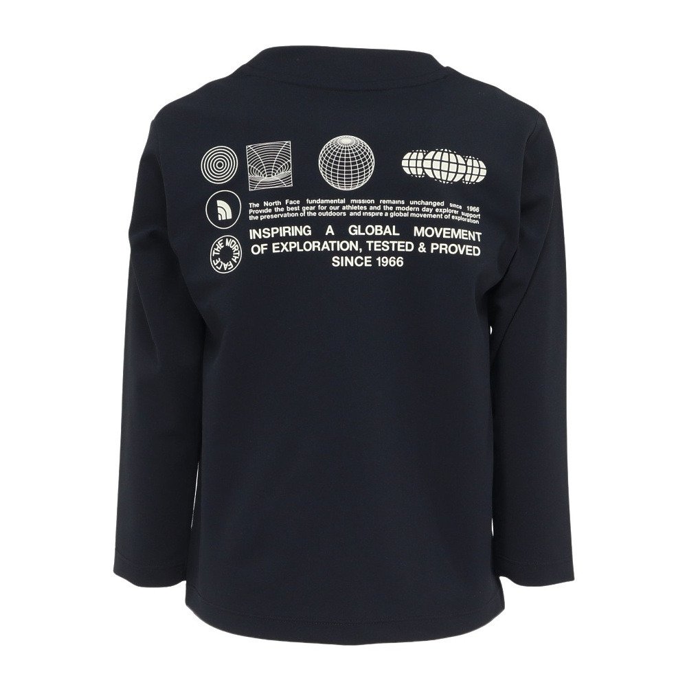 ジュニア 水陸両用 サンシェード 長袖Tシャツ NTT12565 K 3