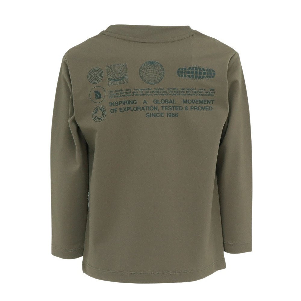 ジュニア 水陸両用 サンシェード 長袖Tシャツ NTT12565 NT 3