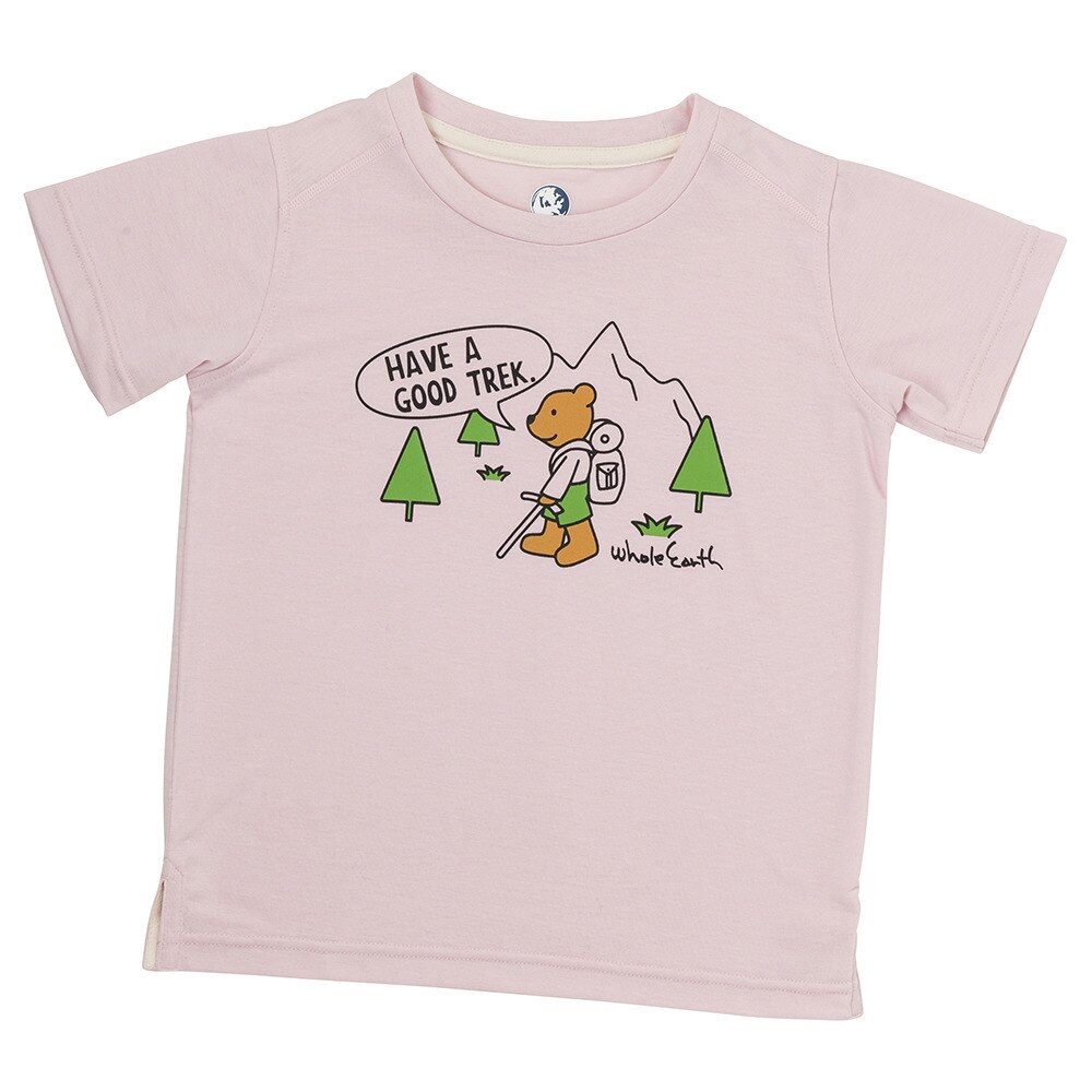 Kids Walking Bear Tee We27ka44ピンク ホールアース エルブレス Kids Walking Bear Tee We27ka44ピンク ホールアース エルブレス