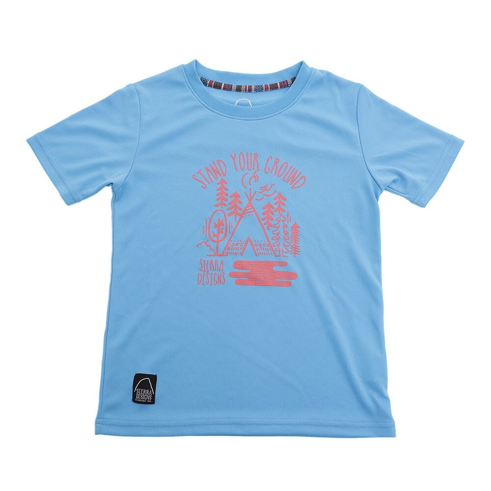 Tシャツ 半袖 キッズキャンプtee 46 Sky シェラデザインズ エルブレス