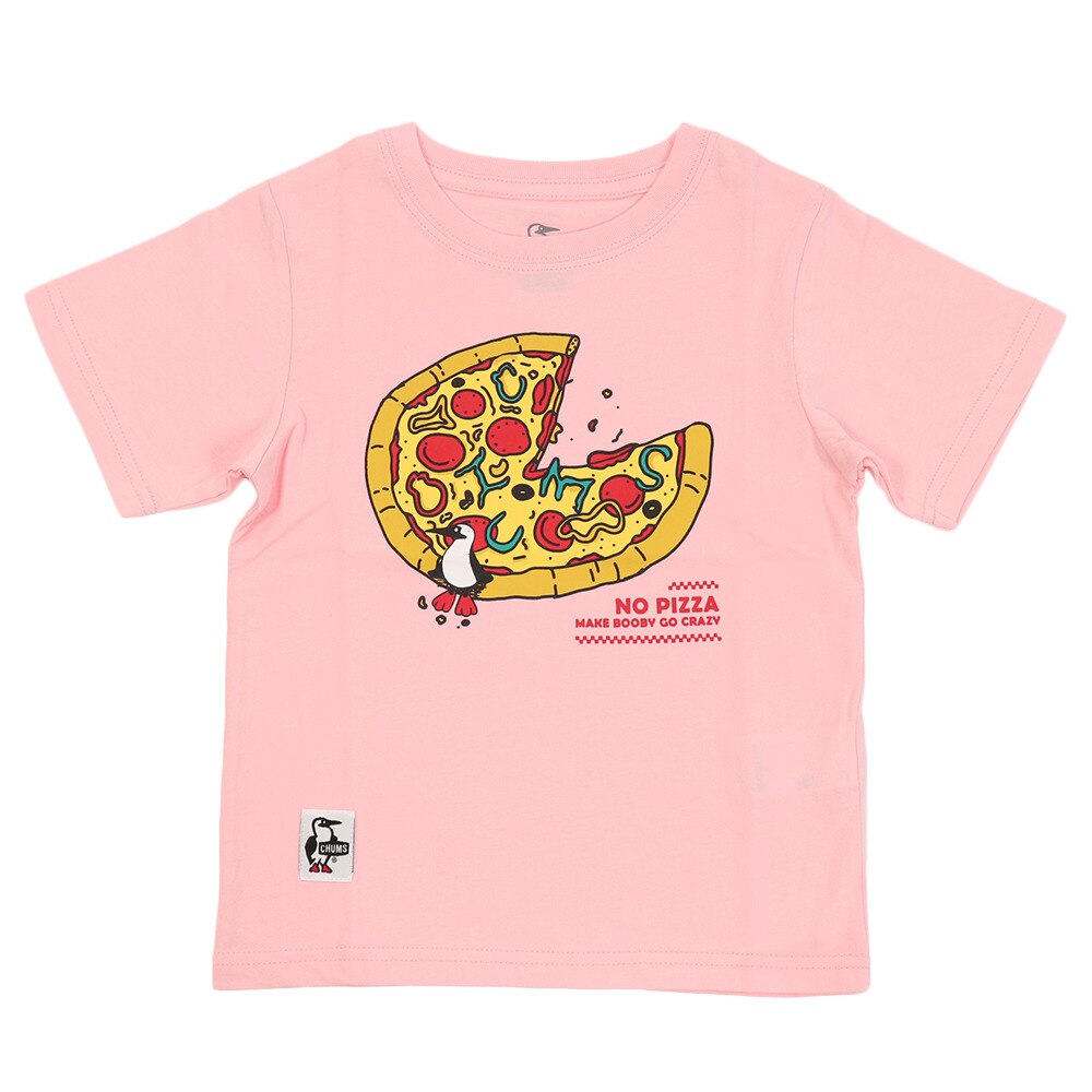  Tシャツ 半袖 ジュニア ピザ CH21-1088 Coral Pink 