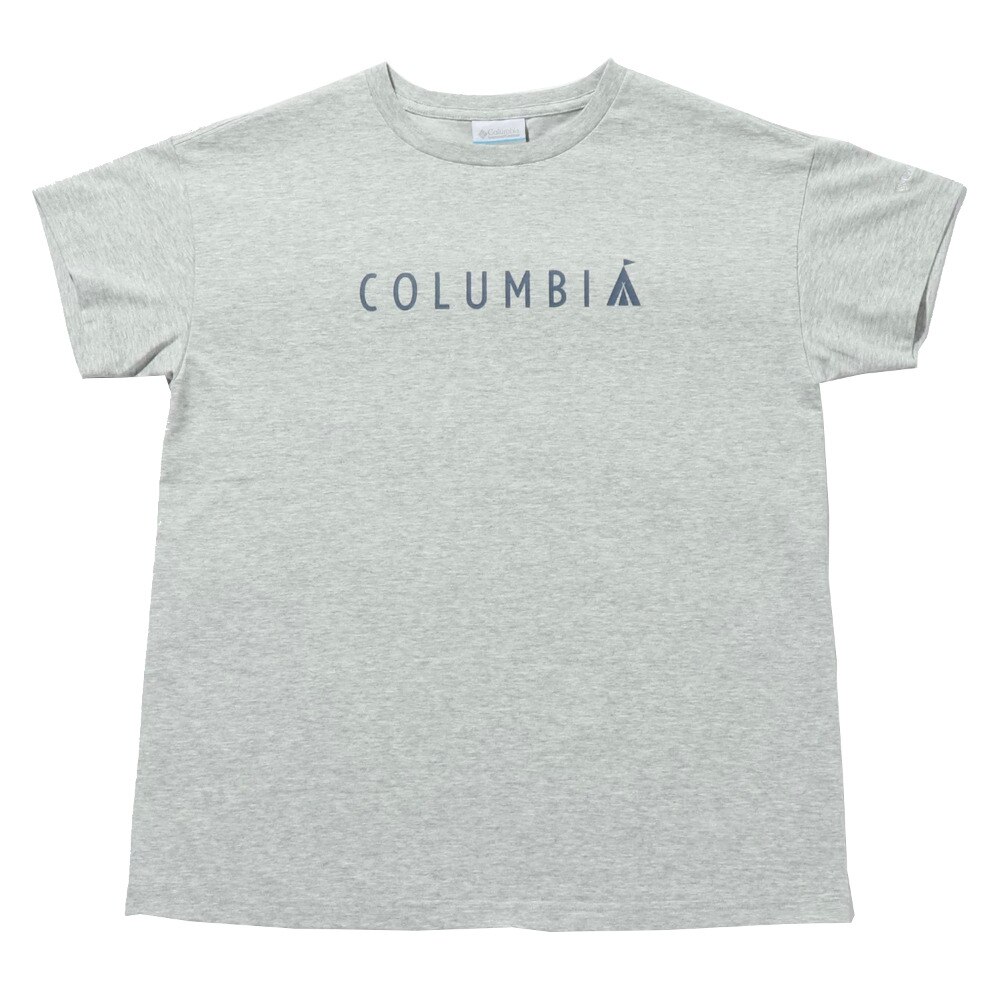 半袖tシャツ ヤハラフォレスト ウィメンズ ショートスリーブtシャツ Pl01 040 灰色 グレー シンプル かわいい コロンビア エルブレス