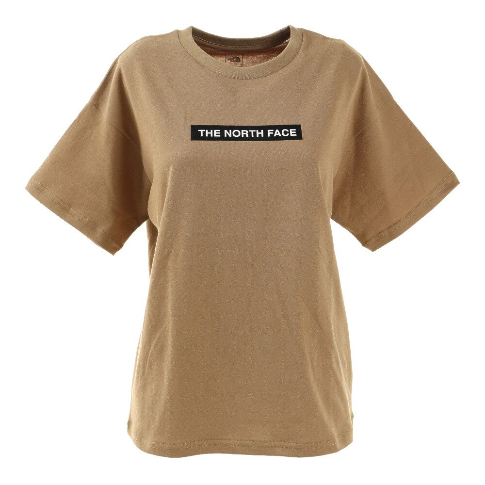  半袖Tシャツ ショートスリーブボックスロゴティー NTW32101X KT シンプル ベージュ  