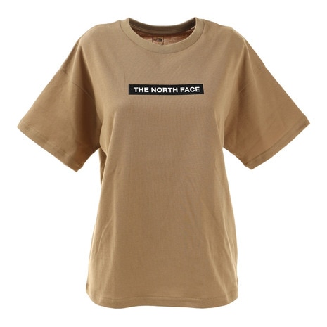 ＜エルブレス＞ 半袖Tシャツ ショートスリーブボックスロゴティー NTW32101X KT シンプル ベージュ画像