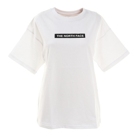 ＜エルブレス＞ 半袖Tシャツ ショートスリーブボックスロゴティー NTW32101X W シンプル画像