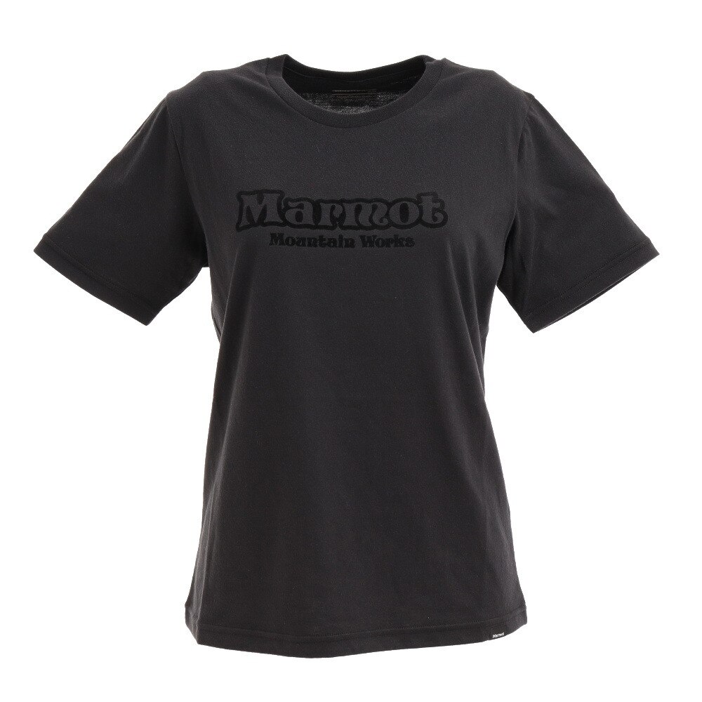  半袖Tシャツ レトロロゴハーフスリーブクルー TOWQJA57 BK
