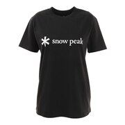 スノーピーク（snow peak）（レディース）ロゴ 半袖Tシャツ SPS-TS-21SU001BK