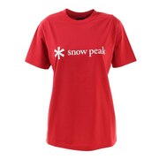 スノーピーク（snow peak）（レディース）ロゴ 半袖Tシャツ SPS-TS-21SU001RD