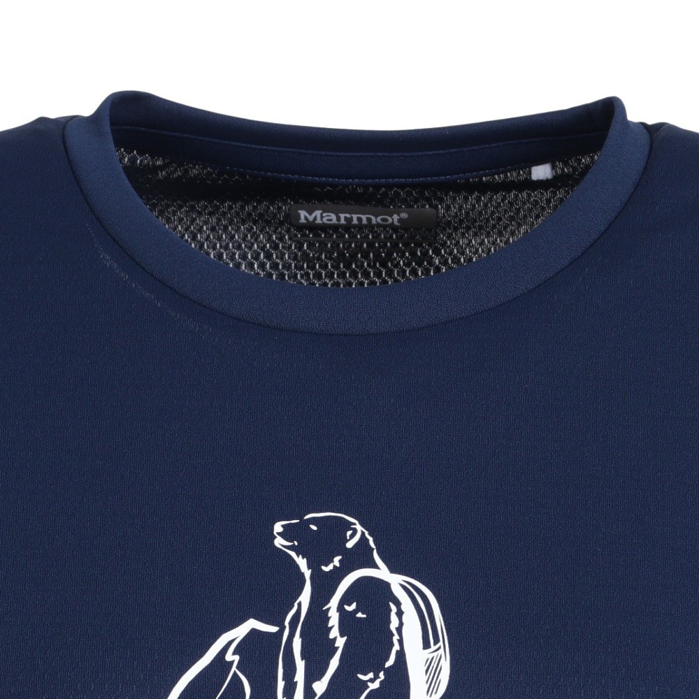 マーモット（Marmot）（レディース）半袖Tシャツ TOWRJA60XB DIN ネイビー
