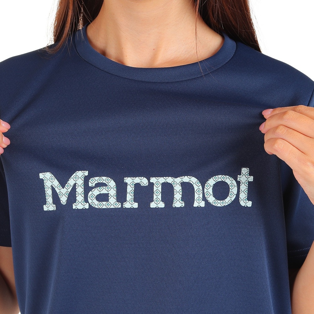 マーモット（Marmot）（レディース）半袖 Tシャツ TOWRJA61XB DIN ネイビー 