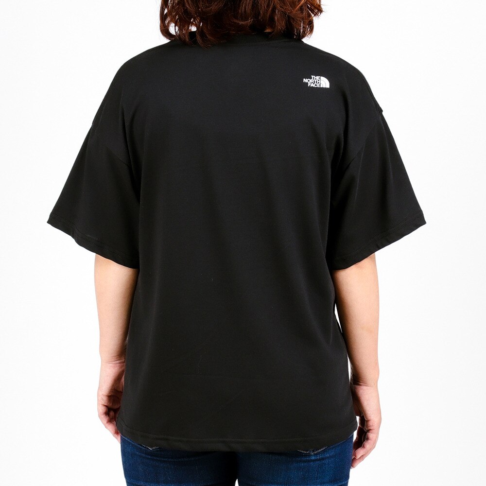 ノースフェイス（THE NORTH FACE）（レディース）半袖Tシャツ ファインアルパイン イクイップメントティー NTW32201X K ブラック