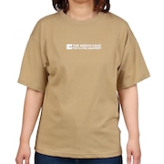 ノースフェイス(THE NORTH FACE)(レディース)半袖Tシャツ ファインアルパイン イクイップメントティー NTW32201X KT ベージュ