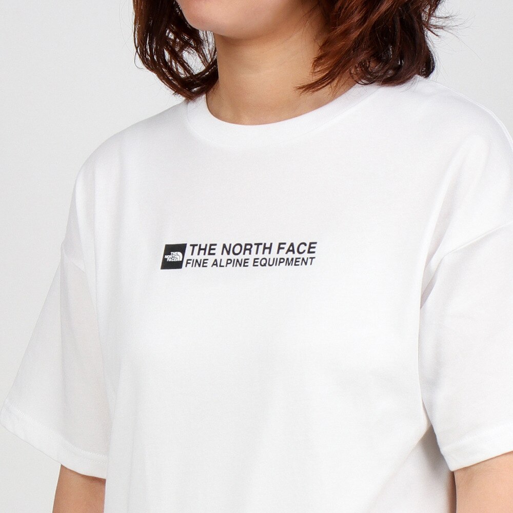 ザ・ノース・フェイス（THE NORTH FACE）（レディース）半袖Tシャツ ファインアルパイン イクイップメントティー NTW32201X W ホワイト★★★
