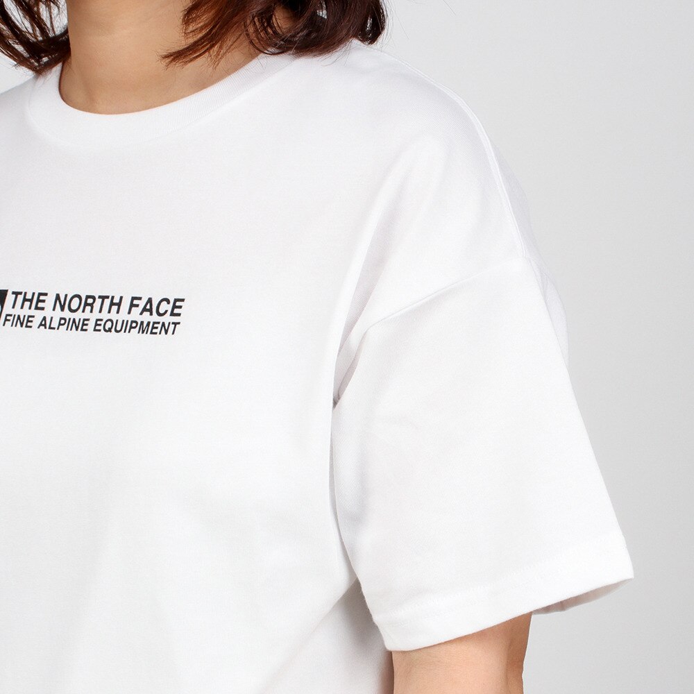 ザ・ノース・フェイス（THE NORTH FACE）（レディース）半袖Tシャツ ファインアルパイン イクイップメントティー NTW32201X W ホワイト★★★