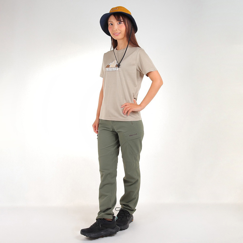 マーモット（Marmot）（レディース）半袖 Tシャツ TOWTJA90XB CNO チノ