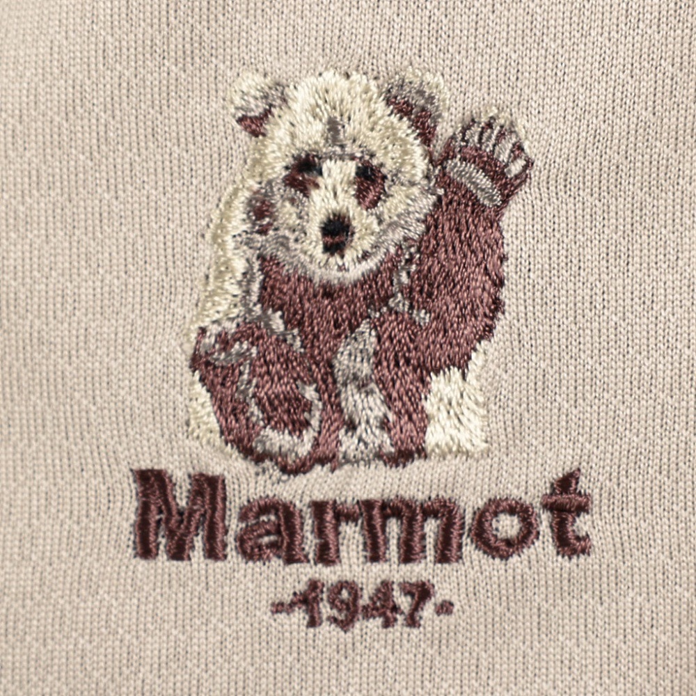 マーモット（Marmot）（レディース）半袖Tシャツ ポケットベアー TOWTJA91XB CNO チノ ベージュ