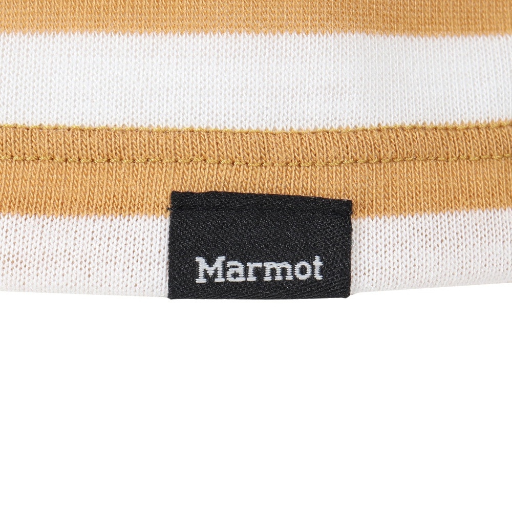 マーモット（Marmot）（レディース）半袖Tシャツ ウィメンズ ボーダーハーフスリーブティー TOWRJA44YY YLS イエロー 四角友里コラボレーション