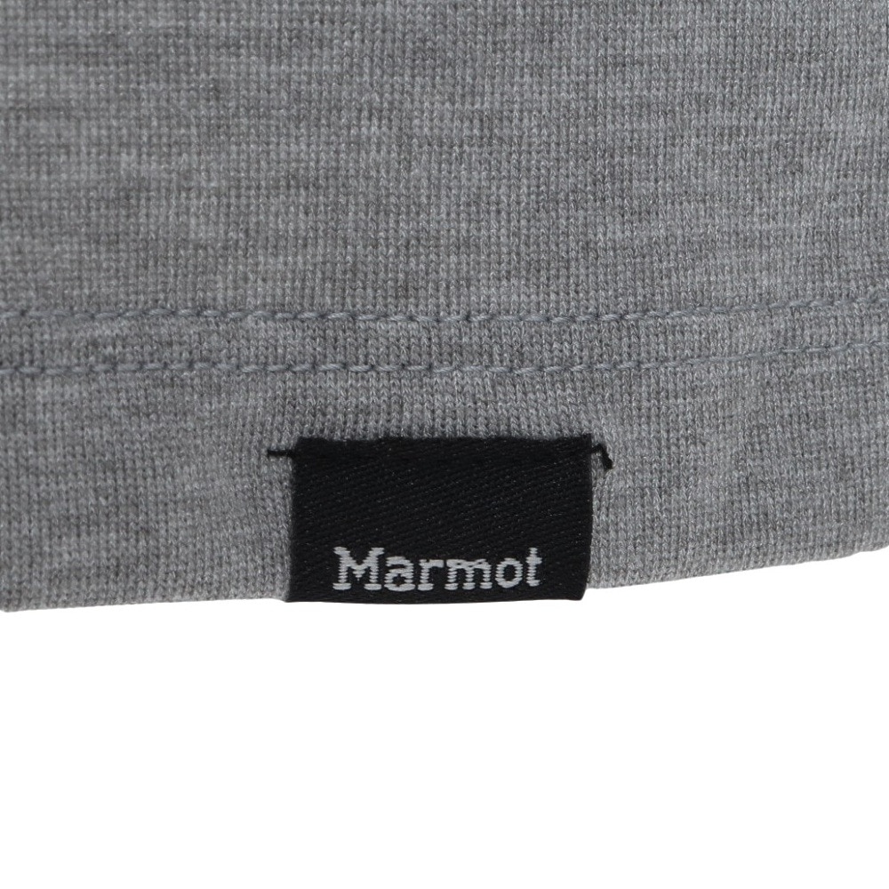 マーモット（Marmot）（レディース）半袖Tシャツ バーネットロゴハーフスリーブクルー TOWQJA53 SVM ライトグレー