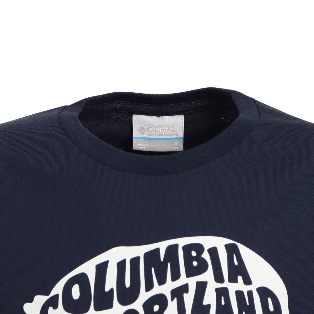 コロンビア（Columbia）（キッズ）ジュニア 半袖Tシャツ チャイルズハイツユース 半袖Tシャツ PY2037 425 ネイビー