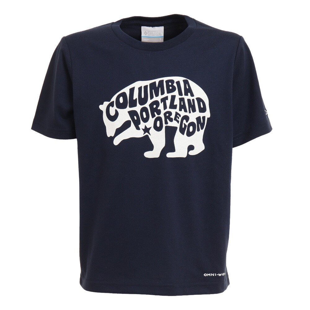 コロンビア（Columbia）（キッズ）ジュニア 半袖Tシャツ チャイルズハイツユース 半袖Tシャツ PY2037 425 ネイビー