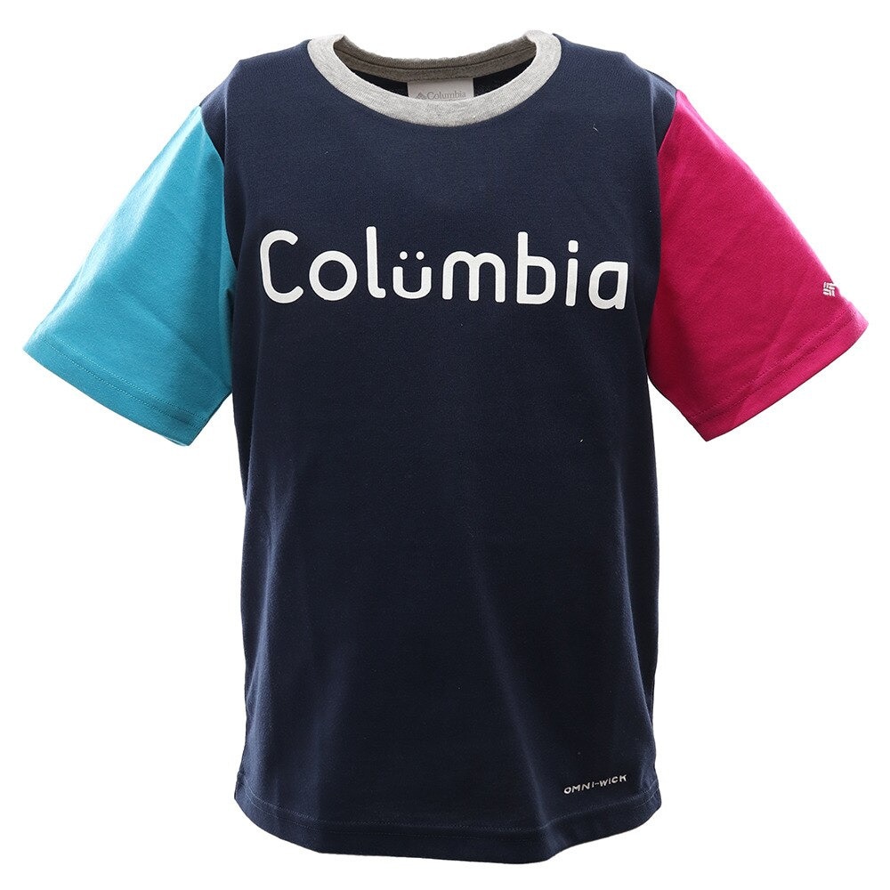 コロンビア（Columbia）（キッズ）ジュニア 半袖Tシャツ チャイルズハイツユース 半袖Tシャツ PY2037 426 ネイビー