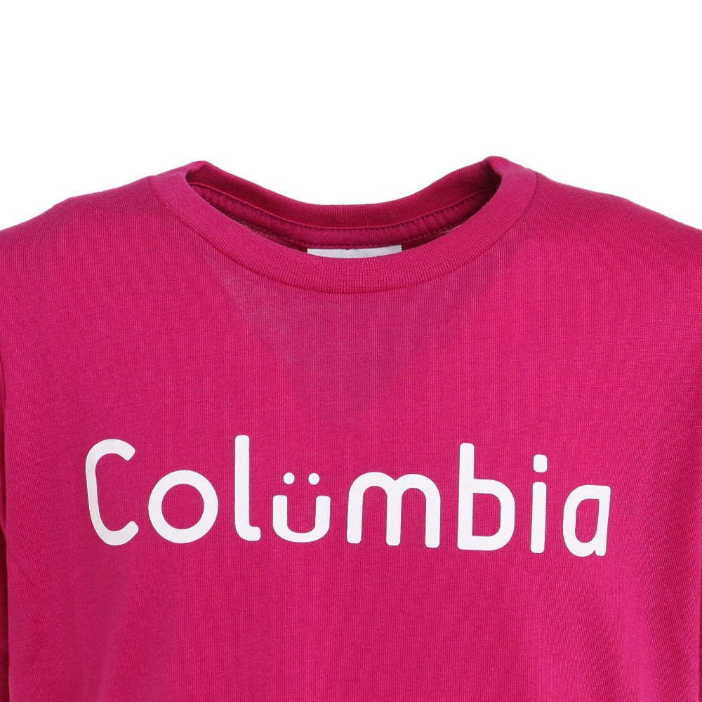 コロンビア（Columbia）（キッズ）ジュニア 半袖Tシャツ チャイルズハイツユース 半袖Tシャツ PY2037 684 ピンク