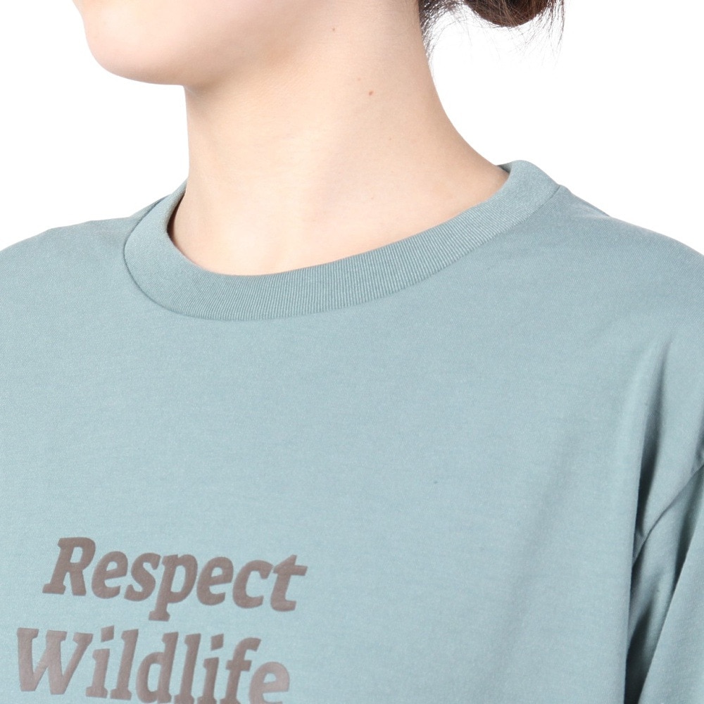 マーモット（Marmot）（レディース）UPF50+ 吸水速乾 ミール クルー 長袖Tシャツ TOWUJB53YY RIS ブルーグレー