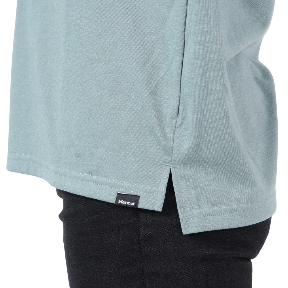 マーモット（Marmot）（レディース）UPF50+ 吸水速乾 ミール クルー 長袖Tシャツ TOWUJB53YY RIS ブルーグレー