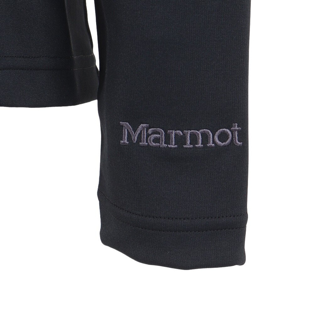 マーモット（Marmot）（レディース）長袖Tシャツ ロンT ヒートナビ クルー 長袖Tシャツ TOWUJB74 BK ブラック